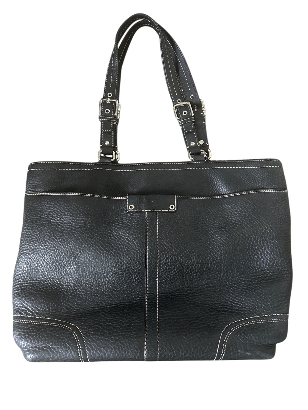 COACH Vintage Y2K Hamilton Tote in Black Pebbled Leather A0972-F13083